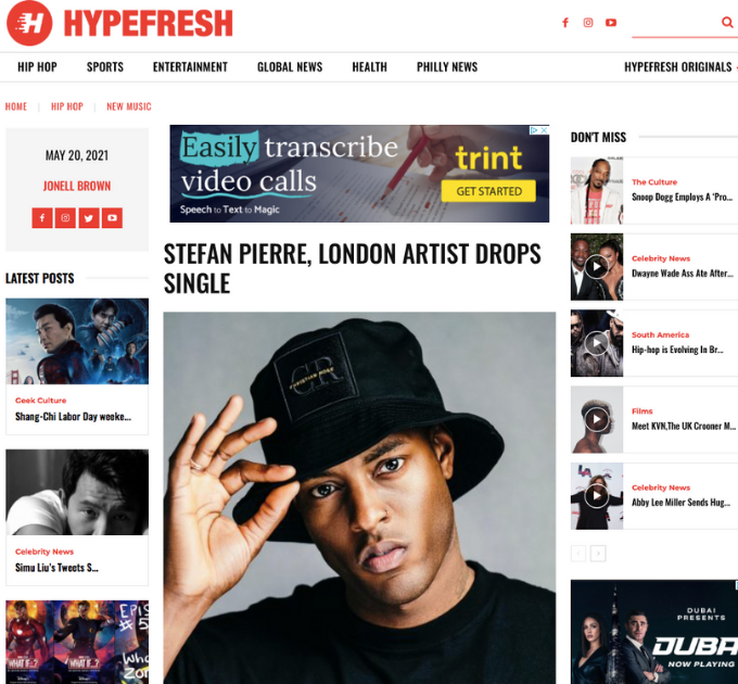 Hypefresh Magazine Feature